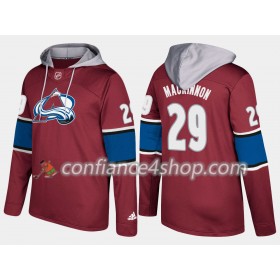 Homme Colorado Avalanche Nathan Mackinnon 29 N001 Chandails à capuchon